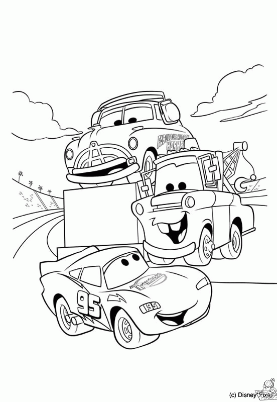 Cars 26 kleurplaat