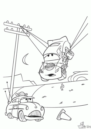 Cars 30 kleurplaat