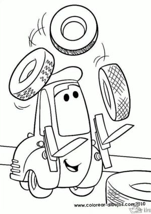 Cars 31 kleurplaat