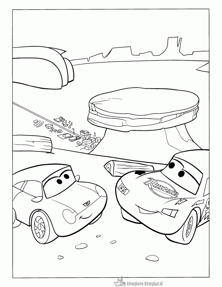 Cars 34 kleurplaat