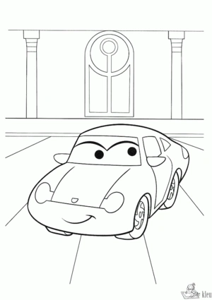 Cars 46 kleurplaat