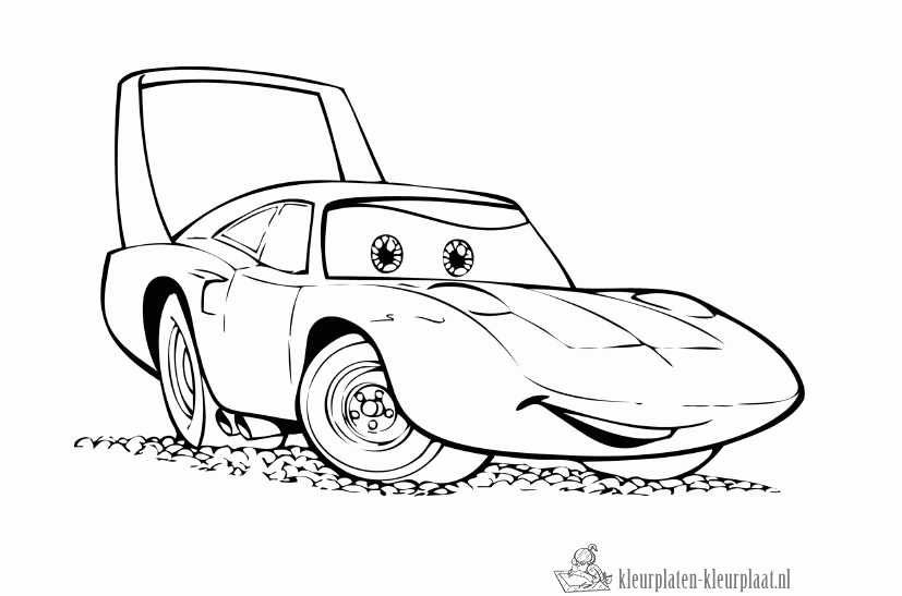 Cars 50 kleurplaat