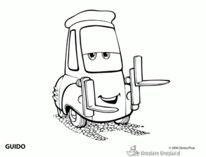 Cars 56 kleurplaat