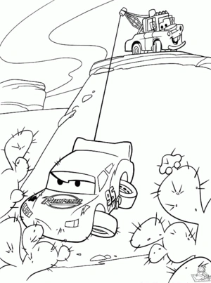 Cars 59 kleurplaat