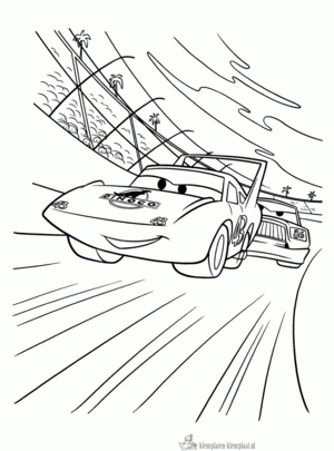 Cars 62 kleurplaat