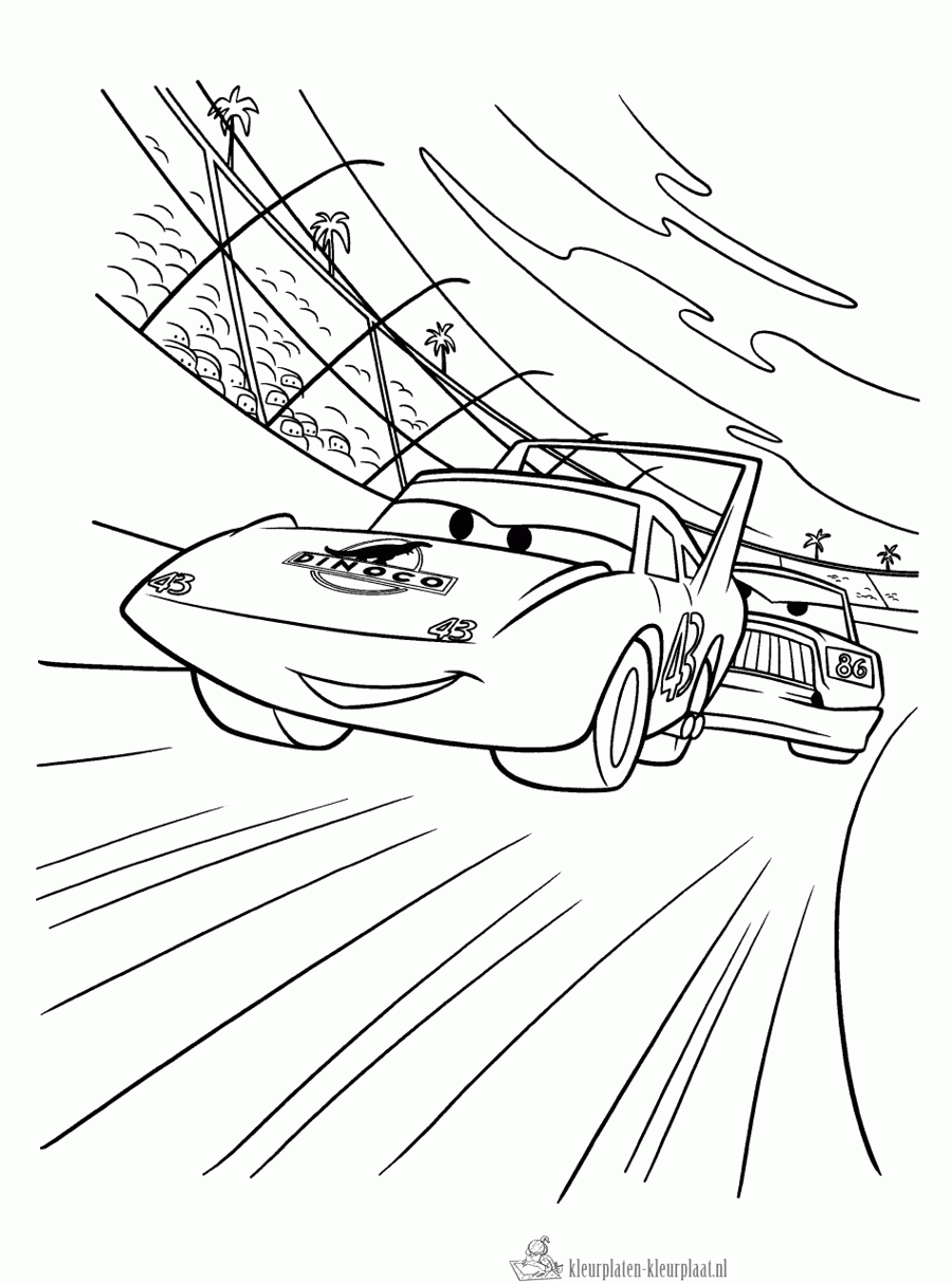 Cars 62 kleurplaat