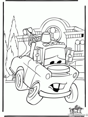 Cars 74 kleurplaat