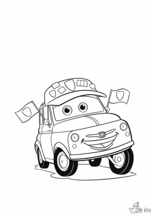 Cars 85 kleurplaat