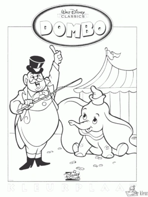 Circus 12 kleurplaat