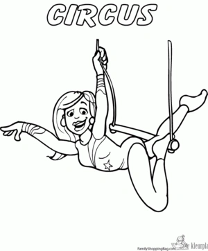 Circus 27 kleurplaat