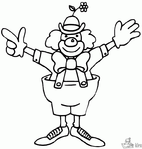 Circus 41 kleurplaat