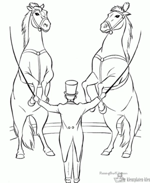 Circus 44 kleurplaat