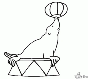 Circus 54 kleurplaat