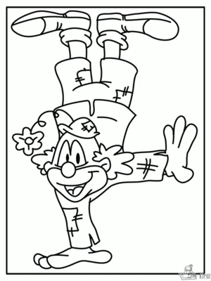 Circus 62 kleurplaat