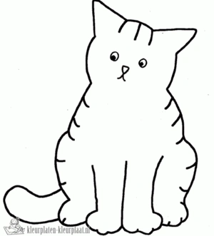 Dikkie dik 1 kleurplaat