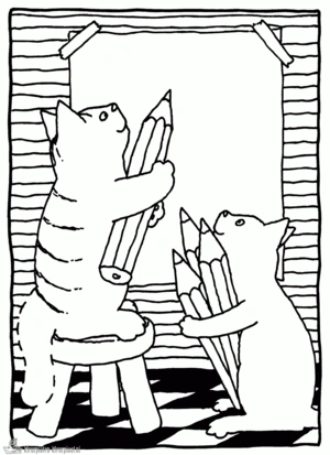 Dikkie dik 4 kleurplaat