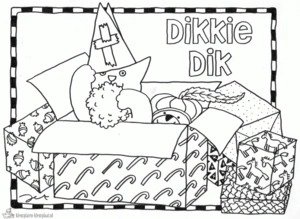 Dikkie dik 5 kleurplaat