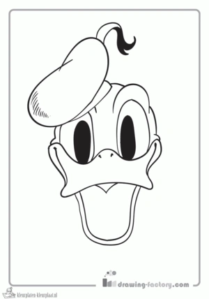 Donald duck 27 kleurplaat