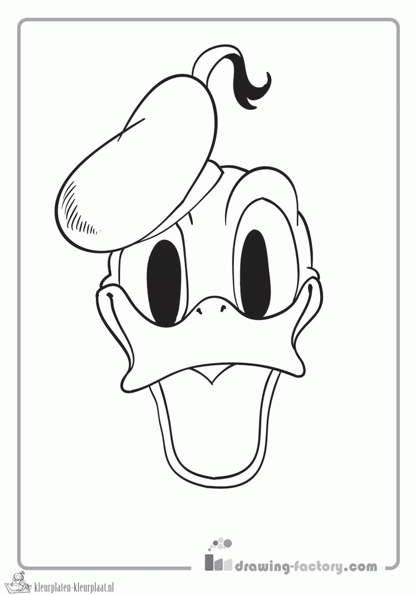 Donald duck 27 kleurplaat
