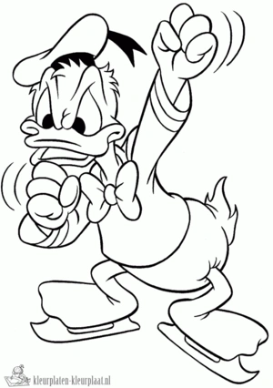 Donald duck 29 kleurplaat