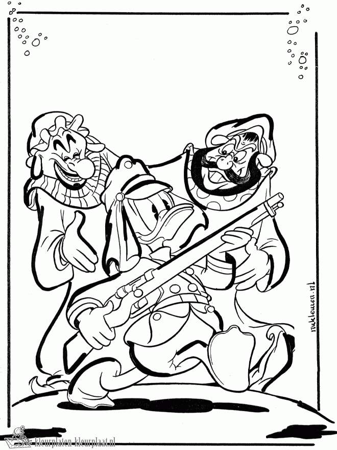 Donald duck 33 kleurplaat