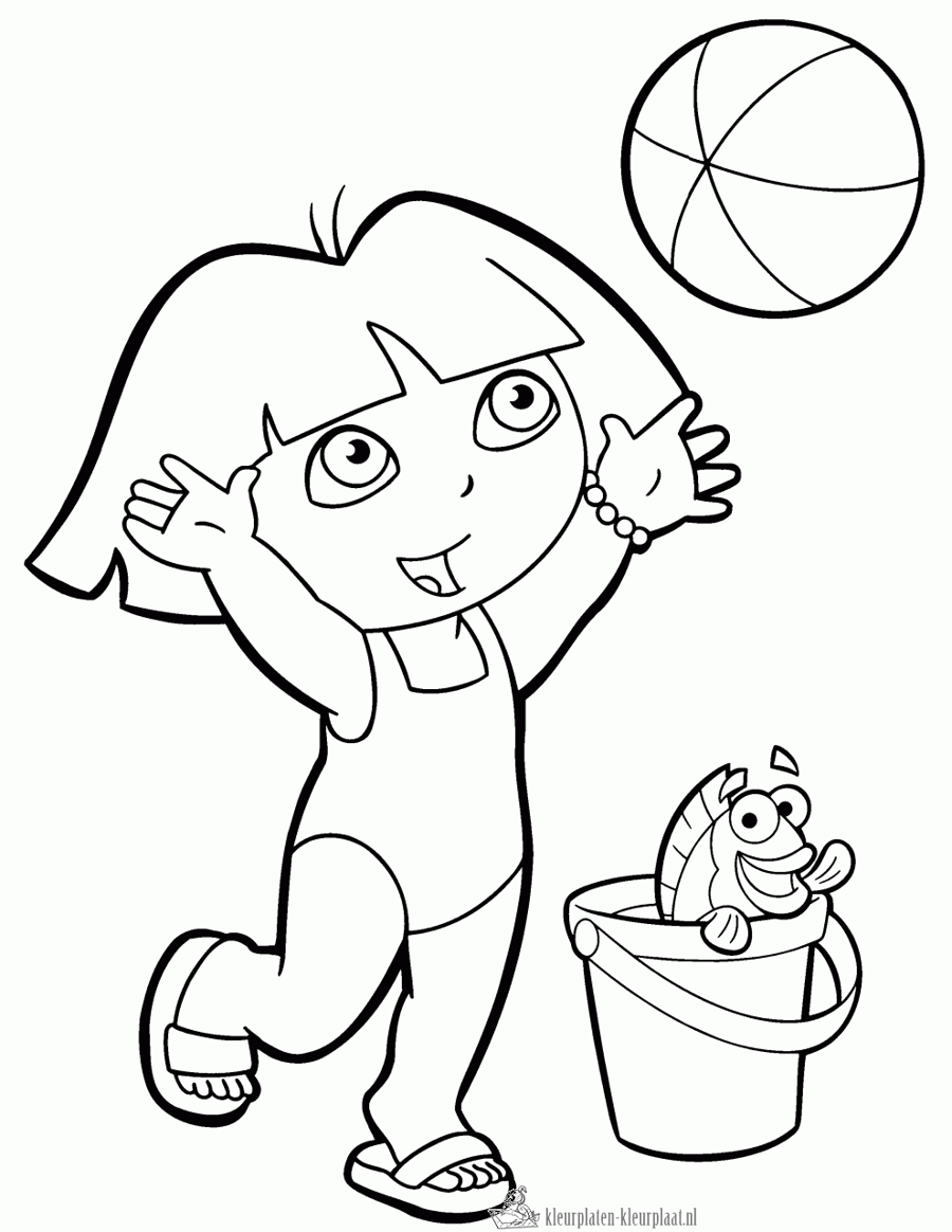 Dora 37 kleurplaat