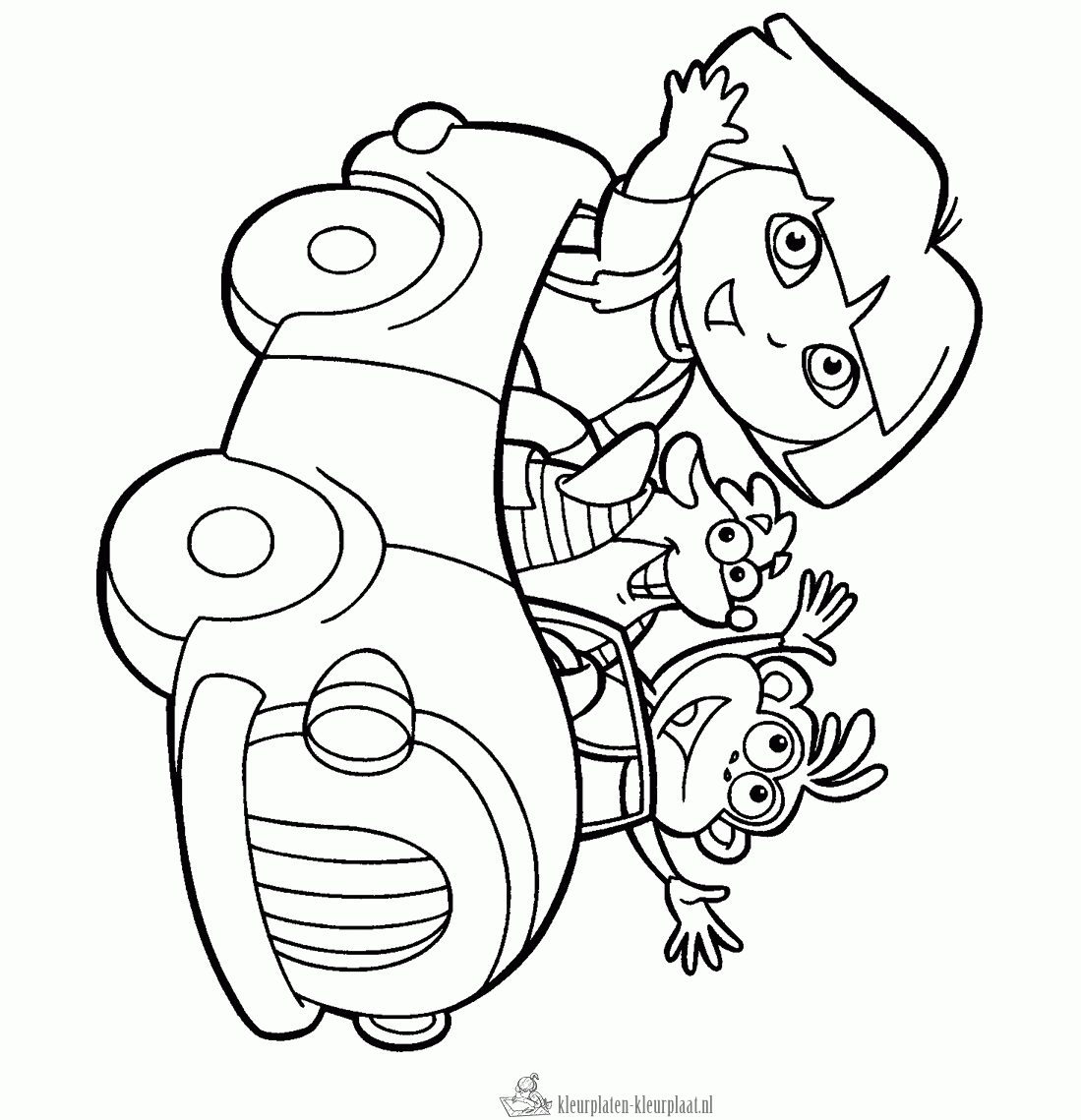 Dora 43 kleurplaat