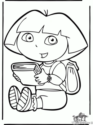 Dora 56 kleurplaat