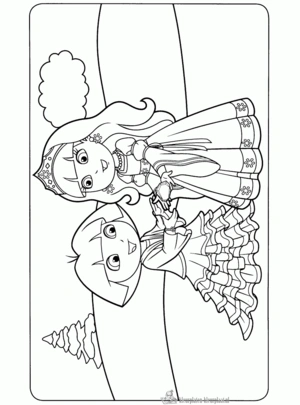 Dora 87 kleurplaat