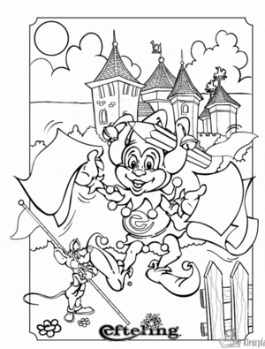 Efteling 23 kleurplaat