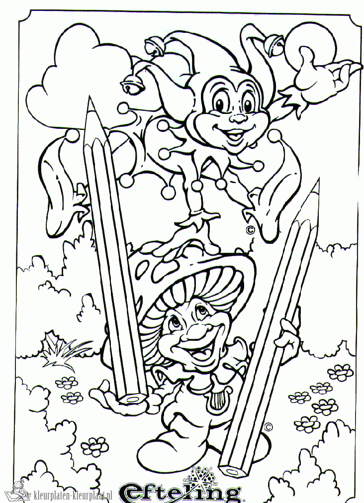 Efteling 37 kleurplaat