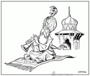 Efteling 4 kleurplaat