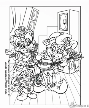 Efteling 5 kleurplaat