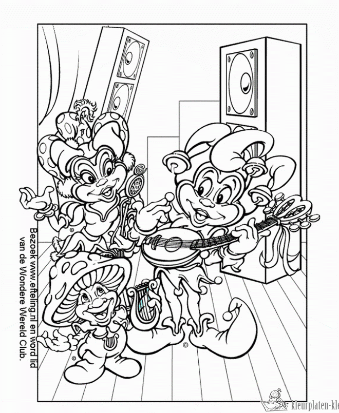 Efteling 5 kleurplaat