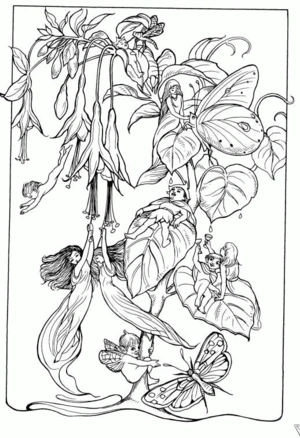 Elfjes 11 kleurplaat