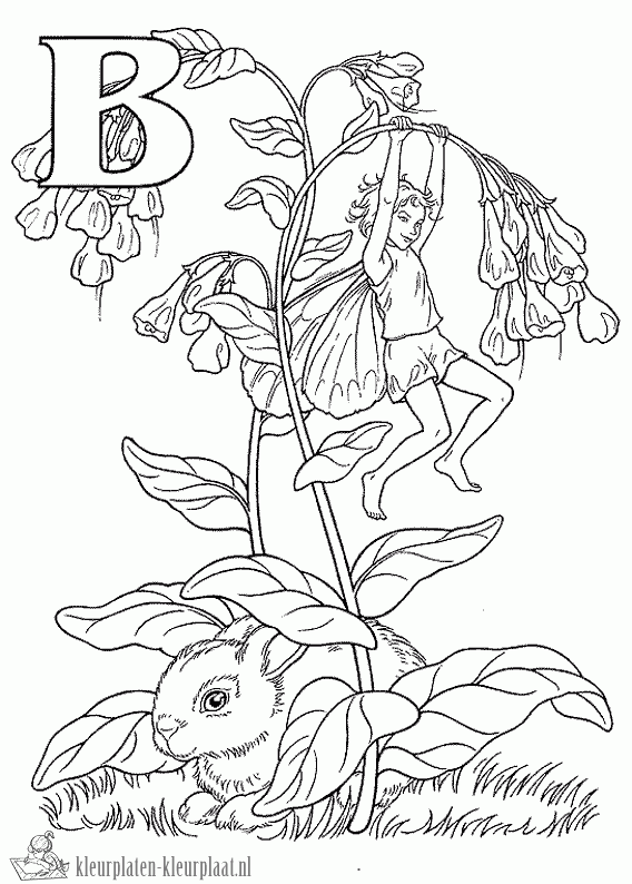 Elfjes 21 kleurplaat