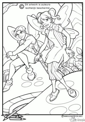 Elfjes 22 kleurplaat