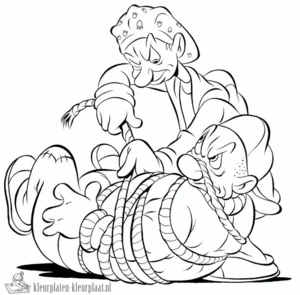 Ernst en bobbie 10 kleurplaat