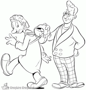 Ernst en bobbie 2 kleurplaat