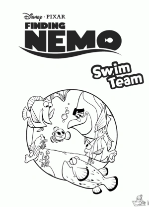 Finding nemo 16 kleurplaat