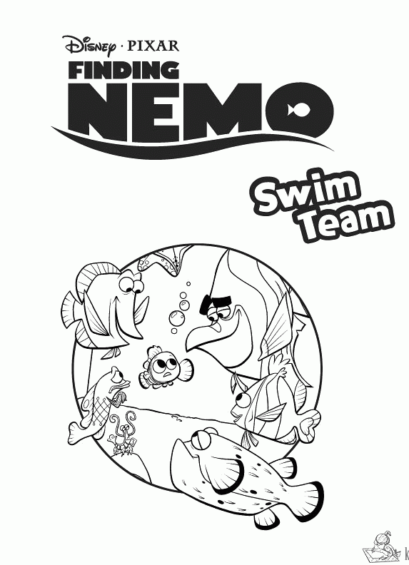 Finding nemo 16 kleurplaat