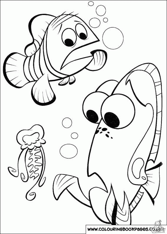 Finding nemo 24 kleurplaat