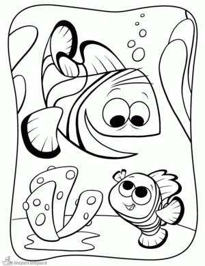 Finding nemo 40 kleurplaat