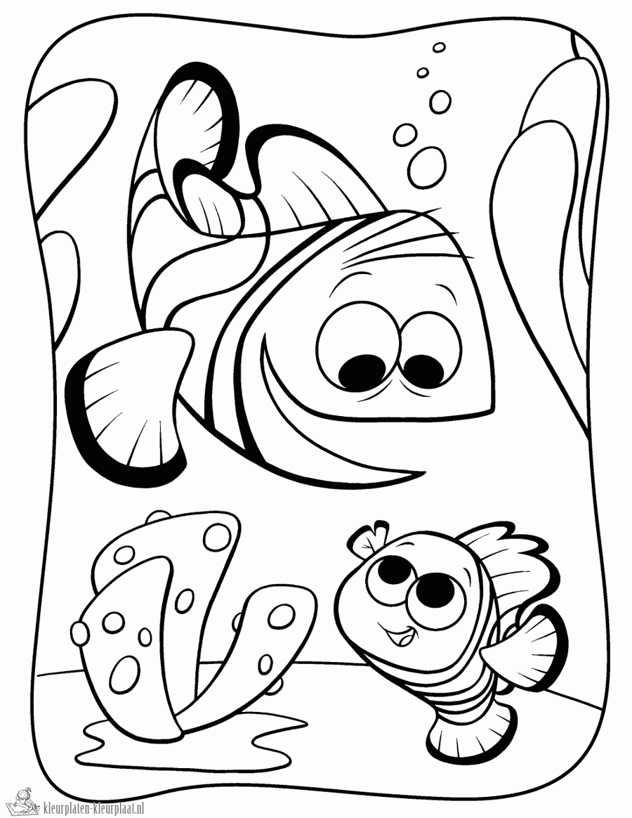 Finding nemo 40 kleurplaat