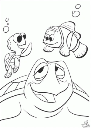 Finding nemo 60 kleurplaat
