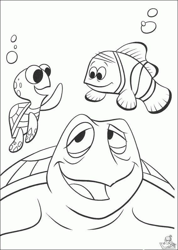 Finding nemo 60 kleurplaat