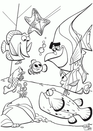Finding nemo 7 kleurplaat