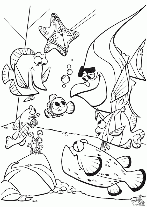 Finding nemo 7 kleurplaat