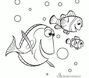Finding nemo 9 kleurplaat