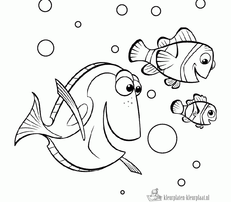 Finding nemo 9 kleurplaat
